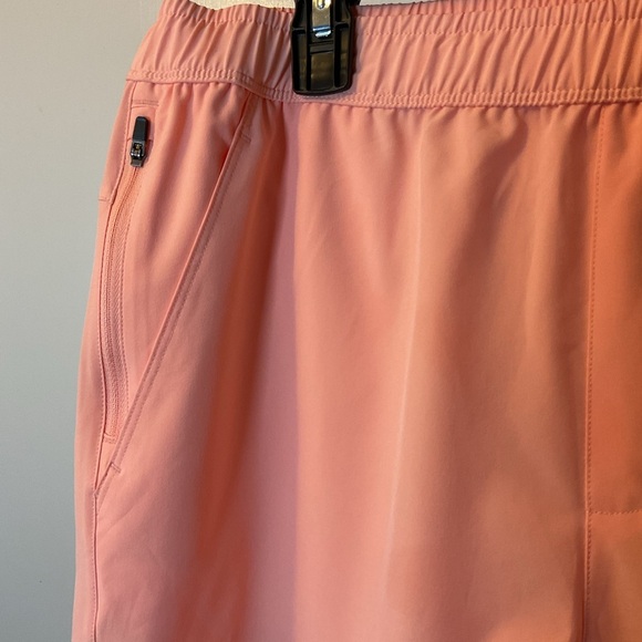 DSG Menβs Peach Athletic Shorts 8β Inseam Workout Gym Medium - Picture 6 of 10